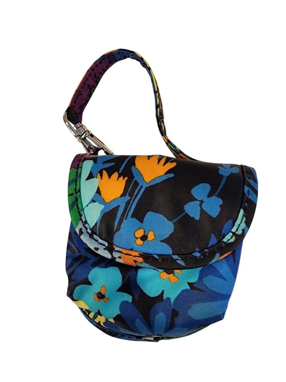 Vera Bradley Pacifier Pod Midnight Blues floral pattern